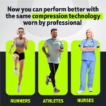 Crucial Compression Socks for Men & Women (20-30mmHg) Running, Athletic, Travel - Image 7