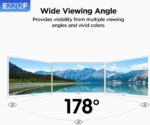 KOORUI 22 Inch Computer Monitor Full HD 1080P 100Hz PC Gaming Screen VA Panel Ultra-Slim Display 3000:1 Contrast Ratio with Adpitive Sync (HDMI/VGA/VESA Compatible 100x100mm/Audio Out), Tilt, Black - Image 8