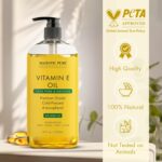 Majestic Pure Vitamin E Oil - 100% Pure & Natural, 20,000 IU | Premium Grade, Cold-Pressed and Tocopherol to Repair Dry, Damaged Skin| Moisturizing Skin, Hair and Scalp 8 Fl Oz - Image 6