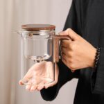 Enchanti Tea Pot, Magic Witchcraft Enchanted Glass Teapot with Strainer -600ML - Image 7