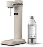 aarke Carbonator lll - Sparkling & Carbonation Water Machine, Stainless Steel with PET BPA-Free Reusable Bottle Volume 800 mL (Sand) - Image 2