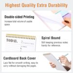 Forvencer To Do List Notepad with 52 Sheets (6.5 x9.8), To Do List Notebook for Work, Undated Daily Planner Organizer for Tasks Checklist & Goal Planning, To Do List Perfect for Office, School, Cute - Image 6