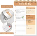 Daily To Do List Notepad - 52 Sheets Spiral Planner Checklist Notebook Work Organizer Planning Pad Perfect for Enhanced Productivity and Tasks Goal Achievement - Sunset Glow - Image 8