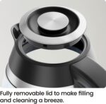 Chefman Electric Kettle, 1.8L 1500W, Hot Water Boiler, Removable Lid for Easy Cleaning, Auto Shut Off, Boil-Dry Protection, Stainless Steel Filter, BPA Free, Borosilicate Glass Electric Tea Kettle - Image 7