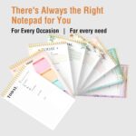 Forvencer To Do List Notepad with 52 Sheets (6.5 x9.8), To Do List Notebook for Work, Undated Daily Planner Organizer for Tasks Checklist & Goal Planning, To Do List Perfect for Office, School, Cute - Image 3