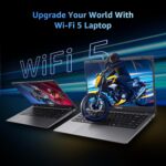 Laptop with MS Office Pro Plus 2024, 14 inch HD Display Laptop Computer, Quad-Core N5095 Up to 2.9 GHz, 8GB RAM 128GB SSD Laptops, 2.4G/5G WiFi, BT 5.0, USB 3.0, Webcam, Long Battery Life - Image 5