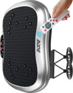 AXV Vibration Plate Exercise Machine Whole Body Workout Portable Mini Vibrate Fitness Platform Lymphatic Drainage Machine for Weight Loss Shaping Toning Wellness Home Gyms Workout (Mini) - Image 2