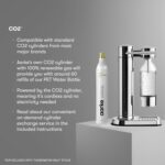 aarke Carbonator lll with CO2 Cylinder - Sparkling & Carbonation Water Machine, Stainless Steel with PET BPA-Free Reusable Bottle Volume 800 mL (Stainless Steel) - Image 5