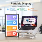 Portable Monitor 15.6-inch FHD 1080P Ultra-Slim Travel External Monitor HDR IPS Gaming Display with Kickstand &Speakers USB-C HDMI Plug&Play，for Laptop PC Phone PS4/5 Xbox Switch - Image 4