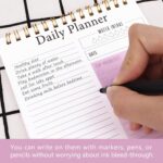 Newkita 5.1x7.8 Inch To Do List Notepad for Work, 30 Sheets Undated Daily Planner Notebook, Multiple Functional Checklist Notepads for Office, School and Home (White) - Image 5