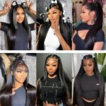 30 Inch13x6 Lace Front Wigs Human Hair 200 Density HD Transparent Lace Frontal Human Hair Wigs for Women Glueless Straight Wigs Human Hair Pre Plucked - Image 7