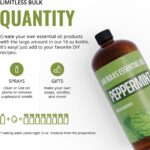 Peppermint Essential Oil, 16 oz Bottle for Diffusers, House Cleaning, Candles, 1 Pack, Aromatherapy Oil - Image 6
