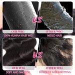 13x6 Body Wave Lace Front Wigs Human Hair Pre Plucked HD Transparent Lace Frontal Wigs Human Hair 180% Density Glueless Human Wigs with Baby Hair for Women 26 Inch - Image 4