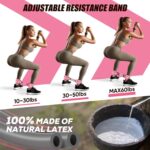 Ankle Resistance Bands with Cuffs, Ankle Weights Bands for Working Out, Women Leg and Glutes Workout Equipment, Exercise Bands for Kickbacks, Butt and Booty Trainer, Home Gym Fitness Equipment - Image 6
