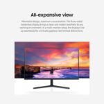 SAMSUNG 32-Inch Flat Computer Monitor, 75Hz, Borderless Display, AMD FreeSync, Game Mode, Advanced Eye Care, HDMI and DisplayPort, LS32B304NWNXGO, 2024 - Image 5