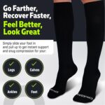 Crucial Compression Socks for Men & Women (20-30mmHg) Running, Athletic, Travel - Image 4