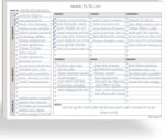 Weekly To Do List Notepad, 60 Page Task Planning Pad w/Daily Checklist, Priority Todo Checkbox & Notes. Desk Notebook to Organize Office 11 X 8.5 - Image 2