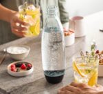 sodastream 1L Twin Pack Dishwasher Safe Slim Bottle (Black) - Image 4