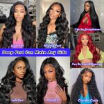 30 Inch 13x6 Lace Front Wigs Human Hair Wig 200% Density Body Wave Lace Front Wigs Human Hair Pre Plucked Glueless Wigs 13x6 HD Lace Frontal Wigs for Women Glueless Wigs Human Hair Pre Plucked - Image 6
