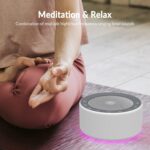 Kipcush Tibetan Meditation Bowl Sound Machine - 7 Different Sized Singing Bowls Sounds for Yoga, Meditation, Mindfulness, Chakra Healing, Sound Therapy and Stress Relief, Timer, Plug in - Image 7