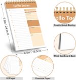 Daily To Do List Notepad - 52 Sheets Spiral Planner Checklist Notebook Work Organizer Planning Pad Perfect for Enhanced Productivity and Tasks Goal Achievement - Sunset Glow - Image 6