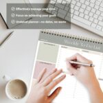 Weekly To Do List Notepad, Undated Planner with 52 Sheets (8.5''x11''), Desk Weekly Planner for Women & Man, Home School & Work-Green - Image 8