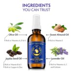 Ancient Greek Remedy After Shower Body Oil for Women - Organic Face Oil & Body Moisturizer for Dry Skin with Sweet Almond, Jojoba, Olive, Lavender and Vitamin E Oil - Natural Clean Skincare, 4 oz - Image 5