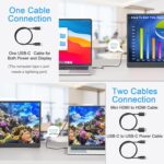 Portable Monitor 15.6-inch FHD 1080P Ultra-Slim Travel External Monitor HDR IPS Gaming Display with Kickstand &Speakers USB-C HDMI Plug&Play，for Laptop PC Phone PS4/5 Xbox Switch - Image 10