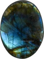 Amazing Gemstone Labradorite Worry Stone, Healing Crystals - Piedra Crystal Fidget for Gift, Meditation, Calming, Relaxation, Stress Relief - Image 4