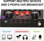 Podcast Equipment Bundle, BM-800 Recording Studio Package with Voice Changer for Gamer and All-in-One DJ Mixer, Perfect for Laptop Computer Vlog Living Broadcast Live Streaming YouTube TikTok - Image 7