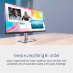 Dell S2722DC Monitor - 27-inch WQHD (2560x1440) 75Hz 4Ms Display, AMD FreeSync, Built in Speaker, USB Type-C Connectivity, Height/Pivot/Swivel/Tilt Adjust - Platinum Silver - Image 8