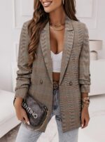 CRAZY GRID Women Business Casual Blazer Jacket Fashion with Lined Work Professional Suit Jacket - Image 5