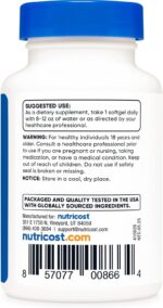 Nutricost Vitamin K2 (MK7) (100mcg) + Vitamin D3 (5000 IU) 120 Softgels - Gluten Free and Non-GMO - Image 5