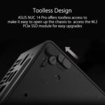 ASUS NUC 14 Pro Tall Full System Mini PC with Intel 14th Gen Core Ultra 7 155H, 32GB DDR5 RAM, 1TB PCIe G4x4 NVMe SSD, Thunderbolt 4,Win 11 Pro, Toolless Chassis Access, VESA Mount Included - Image 6