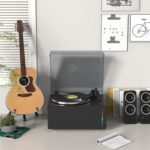 Turntables All-in-1 Vinyl Record Players with 2 Tweeter & 2 Bass HiFi Stereo Speakers Belt Drive Phono Preamp ATN-3600L MM Cartridge BT Wireless Aux-in RCA Line Auto Off Colored Light Strip Pure Black - Image 10