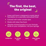 Beautyblender® | Original Pink Beauty Blender Makeup Sponge, Super-Soft Foam Easily Blends Foundations, Powders & Creams, Made in USA, Reusable, Washable, Streak Free Application, Vegan, Cruelty Free - Image 5