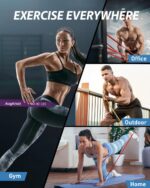Resistance Bands for Working Out: 5-Levels Exercise Bands Set - Pull Up Assistance Elastic Silicone - Physical Therapy/Stretching/Training - Home Gym for Women/Men - Image 7