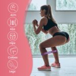 Resistance Bands for Working Out Exercise Loop Bands Workout Bands Set for Men Women Body Stretching, Crossfit Training, Home Workout, Physical Therapy, Booty Legs, Set of 5 - Image 5