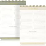 ZICOTO Beautiful To Do List Note Pads Set Of 2 for Easy Daily Planning - The Perfect Work Notepads, Notebooks and Office Desk Supplies For Women - Perfect to Effectively Organize Your Tasks - Image 2