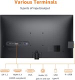 Amazon Basics 27 inch Monitor, FHD 1080P, Max 100Hz, VESA Compatible, Built-in Speakers, Black - Image 4