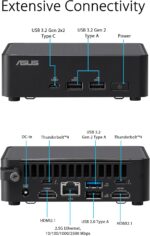 ASUS NUC 14 Pro Tall Full System Mini PC with Intel 14th Gen Core Ultra 7 155H, 32GB DDR5 RAM, 1TB PCIe G4x4 NVMe SSD, Thunderbolt 4,Win 11 Pro, Toolless Chassis Access, VESA Mount Included - Image 5