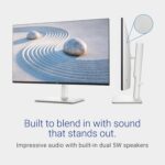 Dell S2725DS Monitor - 27 Inch, QHD (2560x1440) Display, 100Hz refresh rate, 1500:1 contrast ratio, TÜV Rheinland Eye comfort 4 Star, Integrated 2x5W speaker, Height/Tilt/Swivel/Pivot- Ash White color - Image 4