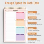 Forvencer To Do List Notepad with 52 Sheets (6.5 x9.8), To Do List Notebook for Work, Undated Daily Planner Organizer for Tasks Checklist & Goal Planning, To Do List Perfect for Office, School, Cute - Image 4