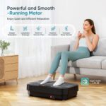Dripex Vibration Plate Exercise Machine, Power Vibrating Plate for Lymphatic Drainage Weight Loss, Whole Body Workout Vibration Plates Fitness Platform, Fat Burner Shake Plate Equipment for Women Men - Image 5