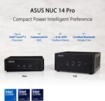 ASUS NUC 14 Pro Tall Full System Mini PC with Intel 14th Gen Core Ultra 7 155H, 32GB DDR5 RAM, 1TB PCIe G4x4 NVMe SSD, Thunderbolt 4,Win 11 Pro, Toolless Chassis Access, VESA Mount Included - Image 3