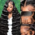 28 Inch 13x6 Lace Front Wigs Human Hair Pre Plucked Body Wave HD Transparent Lace Frontal Wigs Human Hair 180 Density Glueless Wig with Baby Hair for Women - Image 2