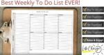 Weekly To Do List Notepad, 60 Page Task Planning Pad w/Daily Checklist, Priority Todo Checkbox & Notes. Desk Notebook to Organize Office 11 X 8.5 - Image 8