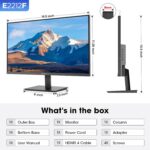 KOORUI 22 Inch Computer Monitor Full HD 1080P 100Hz PC Gaming Screen VA Panel Ultra-Slim Display 3000:1 Contrast Ratio with Adpitive Sync (HDMI/VGA/VESA Compatible 100x100mm/Audio Out), Tilt, Black - Image 13