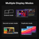 WGK Portable Monitor 15.6-inch 1080P USB-C HDMI Ultra Slim Travel Monitor with Kickstand for Laptop, PC, Mac Phone, PS, Xbox, Swich Gaming Monitor IPS Slim Zero Bezel - Image 8