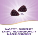 Nature’s Way Sambucus Elderberry Immune Support Gummies for Kids & Adults* with Black Elderberry Extract, Vitamin C, Vitamin D3, and Zinc, 60 Gummies (Packaging May Vary) - Image 4